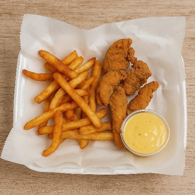 Kids Chicken Fingers.