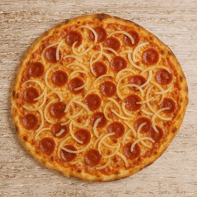 2 Large Pizzas, 1 Topping Each & 2 Liter Soda.