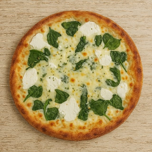 Spinachio Pizza.