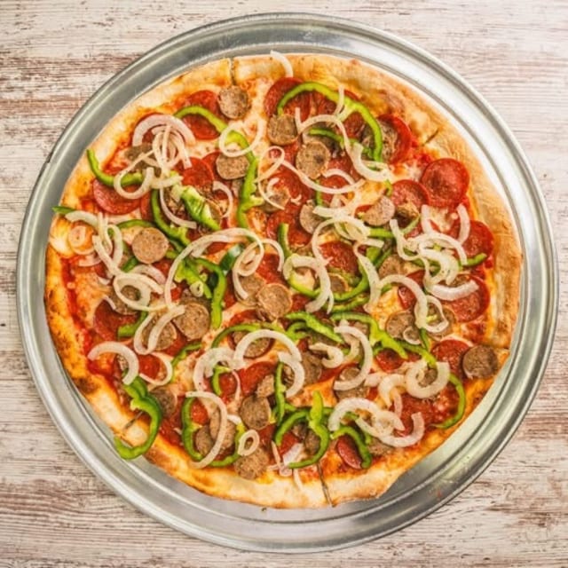 1 Large Pizza with 3 Toppings.